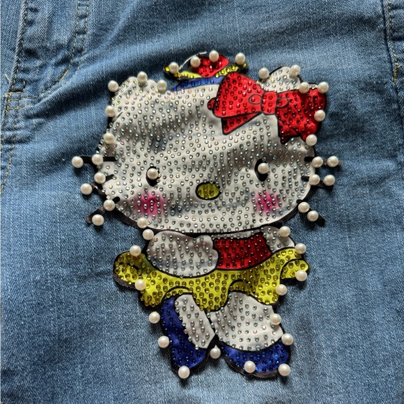 Sister fashion hello kitty blue denim jeans - Picture 4 of 13